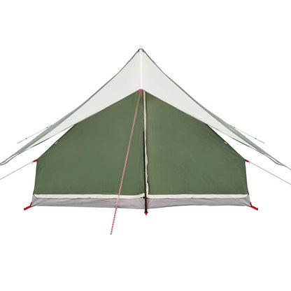 Family Tent with Roof Green and White 256 x 256 x 185 cm