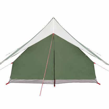 Family Tent with Roof Green and White 315 x 286 x 200 cm