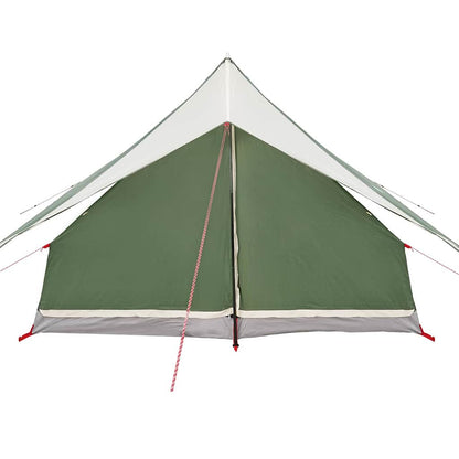 Family Tent with Roof Green and White 315 x 286 x 200 cm