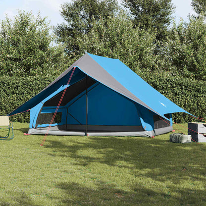 Family Tent with Roof Blue and Grey 315 x 286 x 200 cm