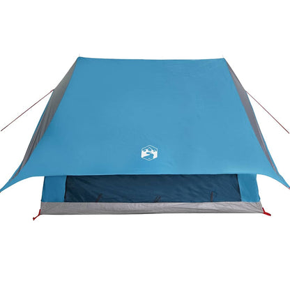 Family Tent with Roof Blue and Grey 315 x 286 x 200 cm