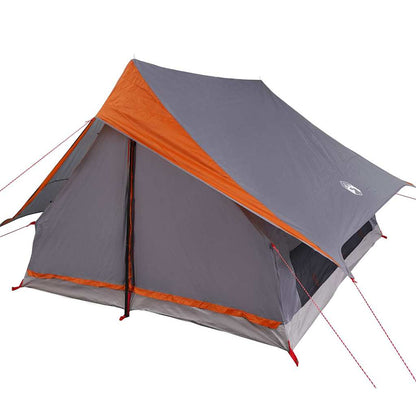 Family Tent with Roof Grey and Orange 315 x 286 x 200 cm