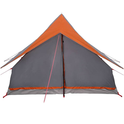 Family Tent with Roof Grey and Orange 315 x 286 x 200 cm