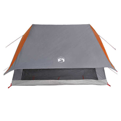 Family Tent with Roof Grey and Orange 315 x 286 x 200 cm