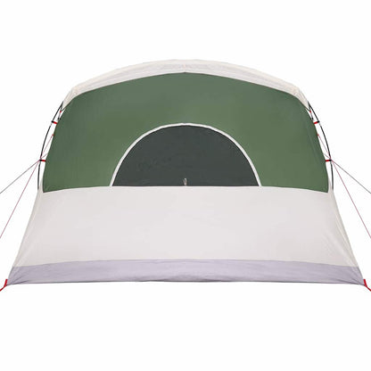 Family Tent with Roof Green and White 576 x 325 x 213 cm