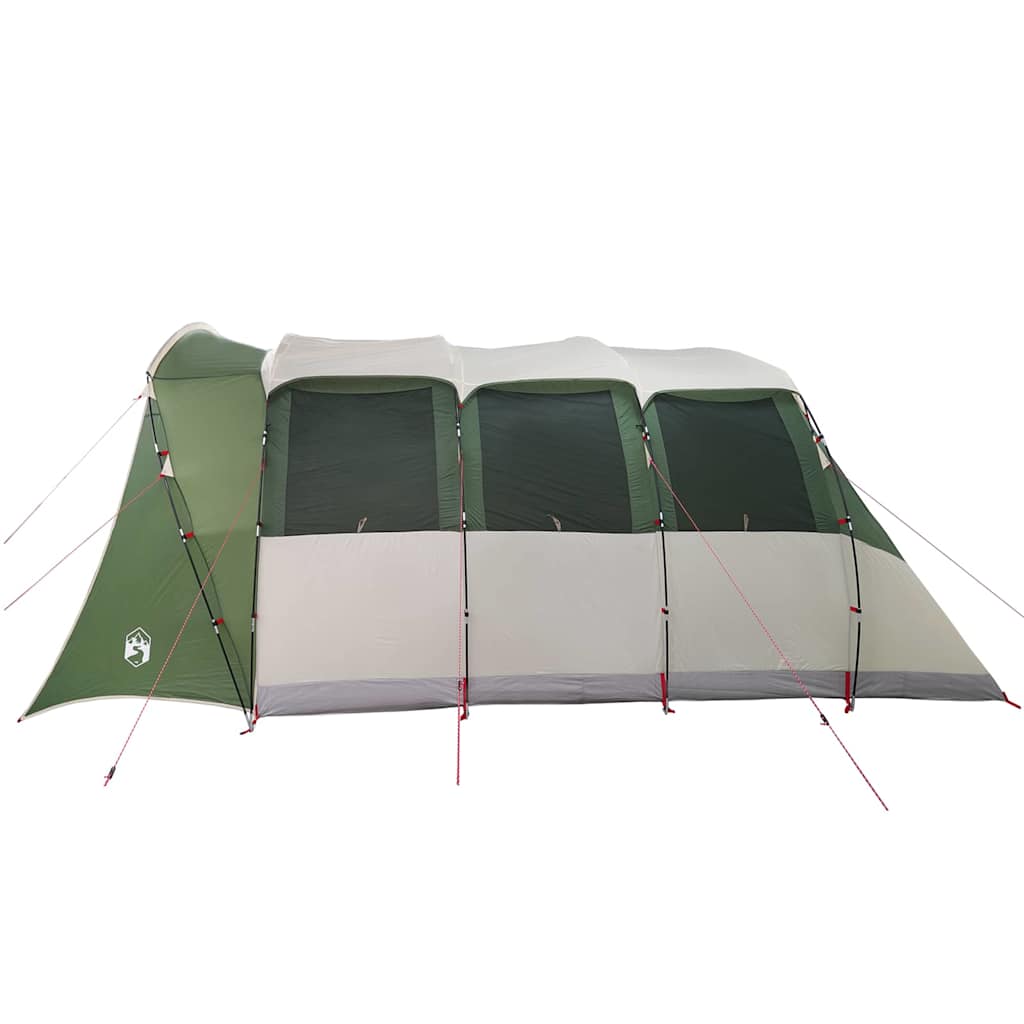 Family Tent with Roof Green and White 576 x 325 x 213 cm