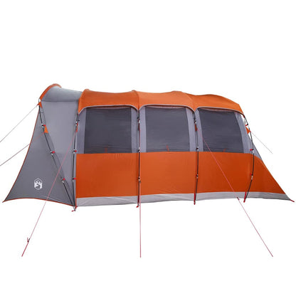 Family Tent with Roof Grey and Orange 576 x 325 x 213 cm