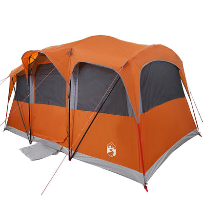 Family Tent with Roof Orange and Orange 435 x 255 x 216 cm