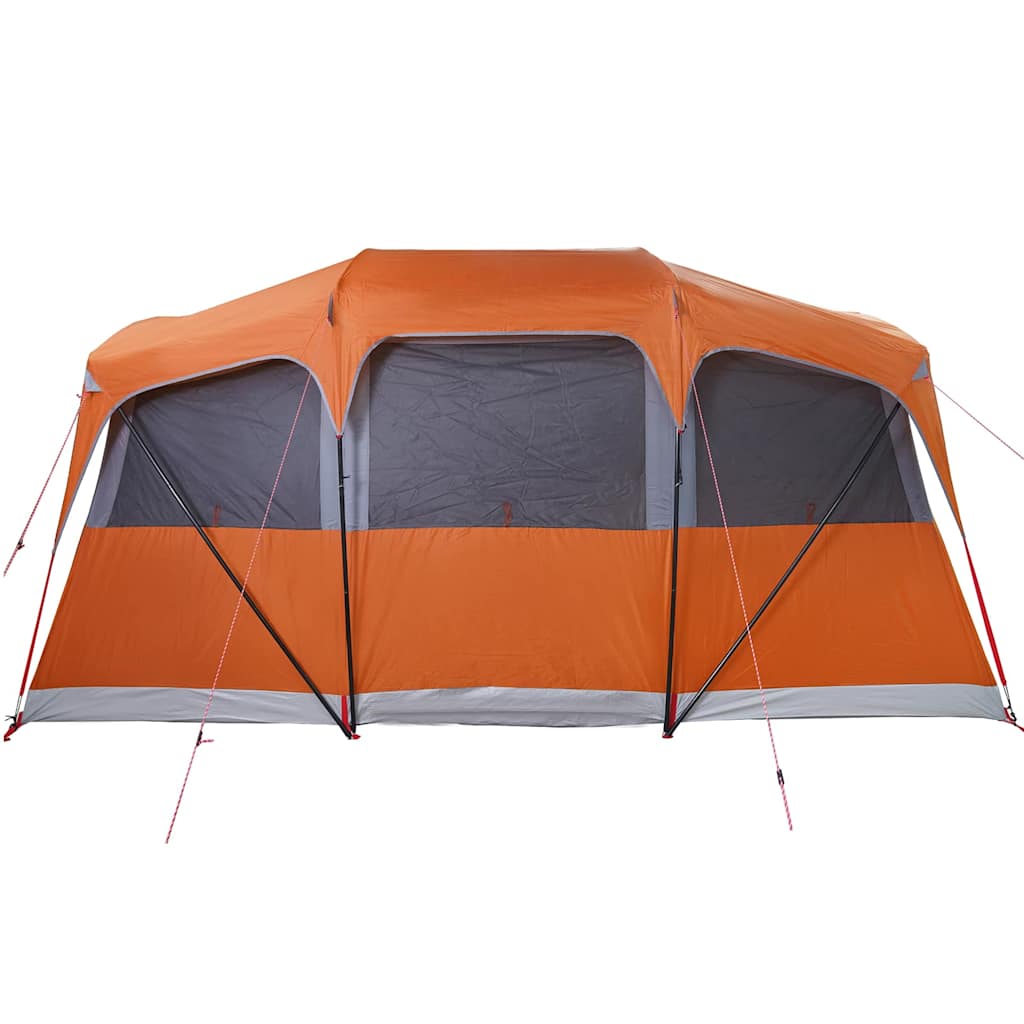 Family Tent with Roof Orange and Orange 435 x 255 x 216 cm