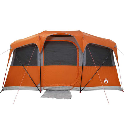 Family Tent with Roof Orange and Orange 435 x 255 x 216 cm