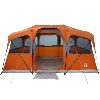 Family Tent with Roof Orange and Orange 435 x 255 x 216 cm