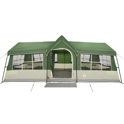 Family Tent with Roof Green and Beige 622 x 295 x 238 cm