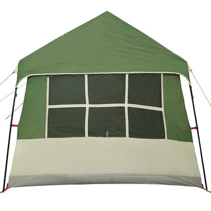 Family Tent with Roof Green and Beige 622 x 295 x 238 cm