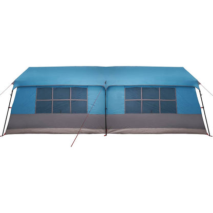 Family Tent with Roof Blue and Grey 622 x 295 x 238 cm