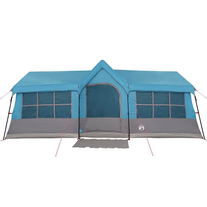Family Tent with Roof Blue and Grey 622 x 295 x 238 cm
