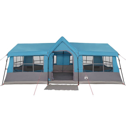 Family Tent with Roof Blue and Grey 622 x 295 x 238 cm