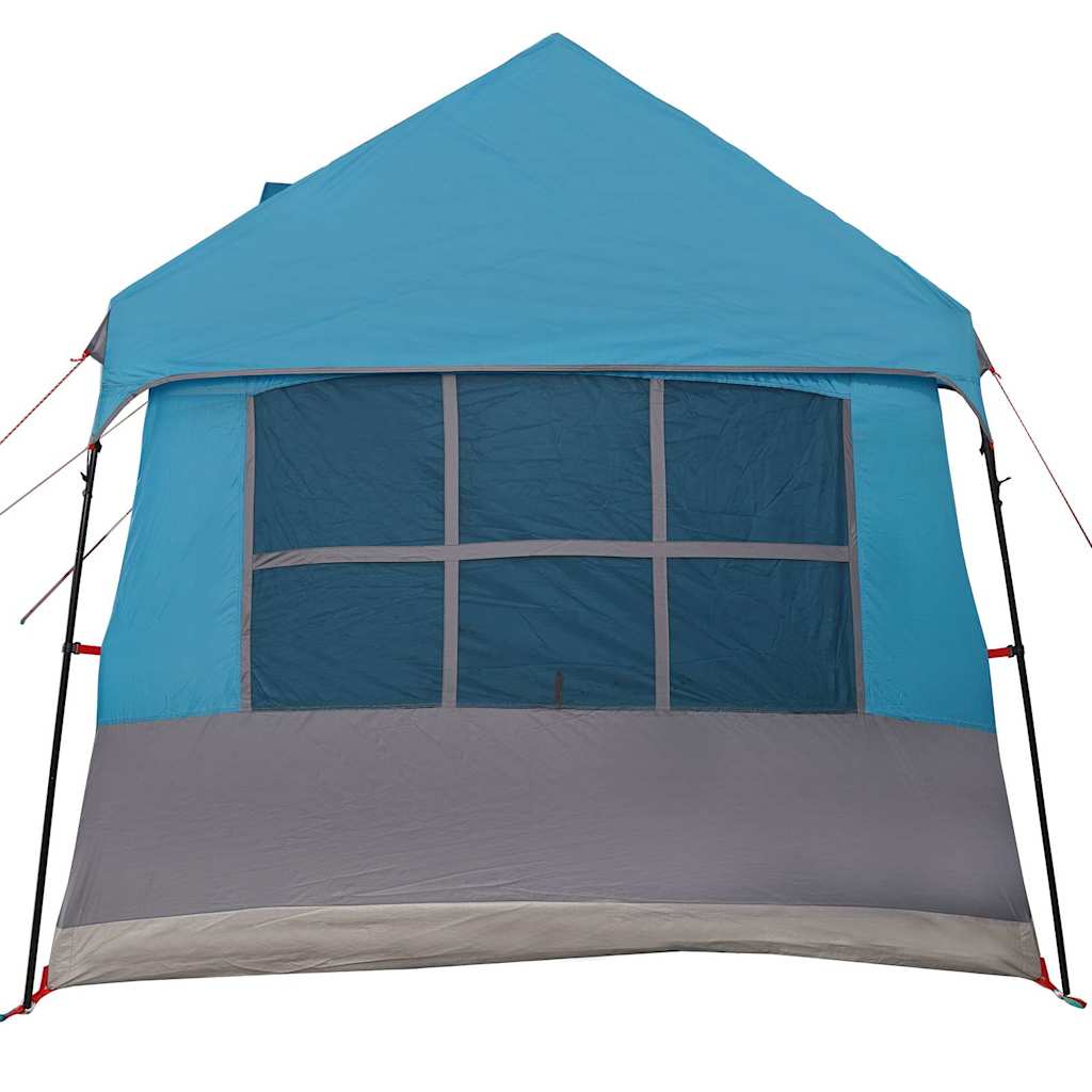 Family Tent with Roof Blue and Grey 622 x 295 x 238 cm
