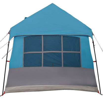 Family Tent with Roof Blue and Grey 622 x 295 x 238 cm