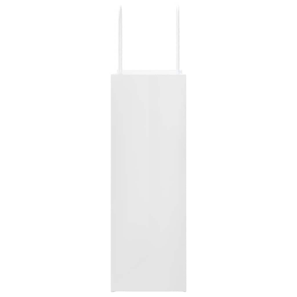 Paper Bags 250 pcs with Handles White 21x11x31 cm