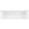 Paper Bags 250 pcs with Handles White 32x12x42 cm