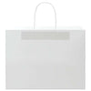 Paper Bags 250 pcs with Handles White 32x17x25 cm