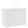 Paper Bags 250 pcs with Handles White 32x17x25 cm