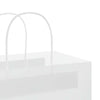 Paper Bags 250 pcs with Handles White 32x17x25 cm