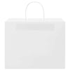 Paper Bags 250 pcs with Handles White 32x22x24 cm
