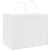 Paper Bags 250 pcs with Handles White 32x22x24 cm
