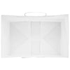Paper Bags 250 pcs with Handles White 32x22x24 cm