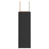 Paper Bags 250 pcs with Handles Black 26x12x35 cm