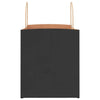 Paper Bags 250 pcs with Handles Black 32x22x24 cm
