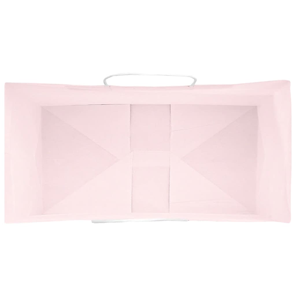 Paper Bags 50 pcs with Handles Pink 21x11x28 cm