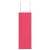 Paper Bags 50 pcs with Handles Pink 21x11x31 cm