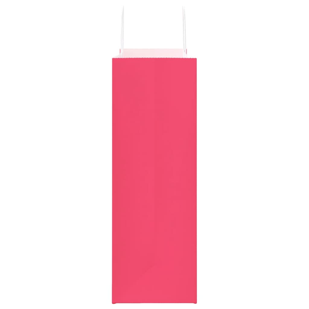 Paper Bags 50 pcs with Handles Pink 45x17x48 cm