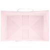 Paper Bags 250 pcs with Handles Pink 32x22x24 cm