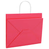 Paper Bags 250 pcs with Handles Pink 32x22x24 cm