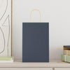 Paper Bags 250 pcs with Handles Blue 21x11x31 cm