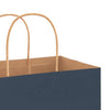Paper Bags 250 pcs with Handles Blue 32x22x28 cm