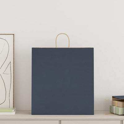 Paper Bags 250 pcs with Handles Blue 45x17x48 cm