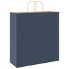 Paper Bags 250 pcs with Handles Blue 45x17x48 cm