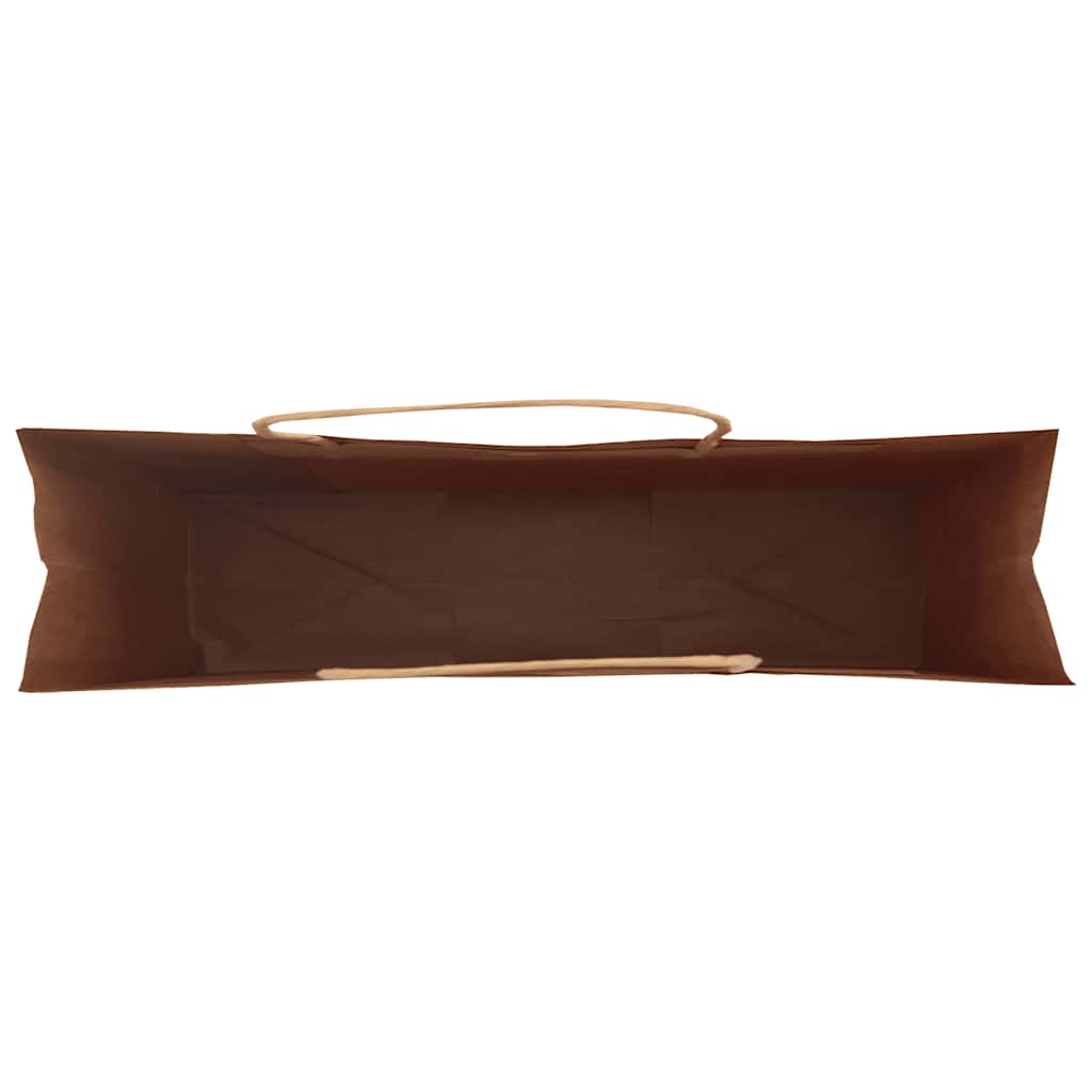 Paper Bags 250 pcs with Handles Blue 54x15x49 cm