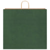Paper Bags 50 pcs with Handles Green 54x15x49 cm