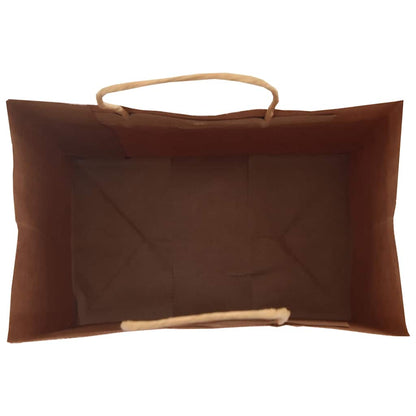 Paper Bags 250 pcs with Handles Red 26x17x25 cm