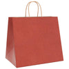 Paper Bags 250 pcs with Handles Red 32x22x28 cm