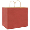Paper Bags 250 pcs with Handles Red 32x22x28 cm