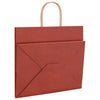 Paper Bags 250 pcs with Handles Red 32x22x28 cm