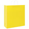 Paper Bags 50 pcs with Handles Yellow 45x17x48 cm