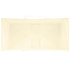 Paper Bags 250 pcs with Handles Yellow 21x11x31 cm