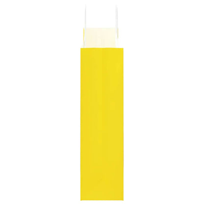 Paper Bags 250 pcs with Handles Yellow 32x12x42 cm
